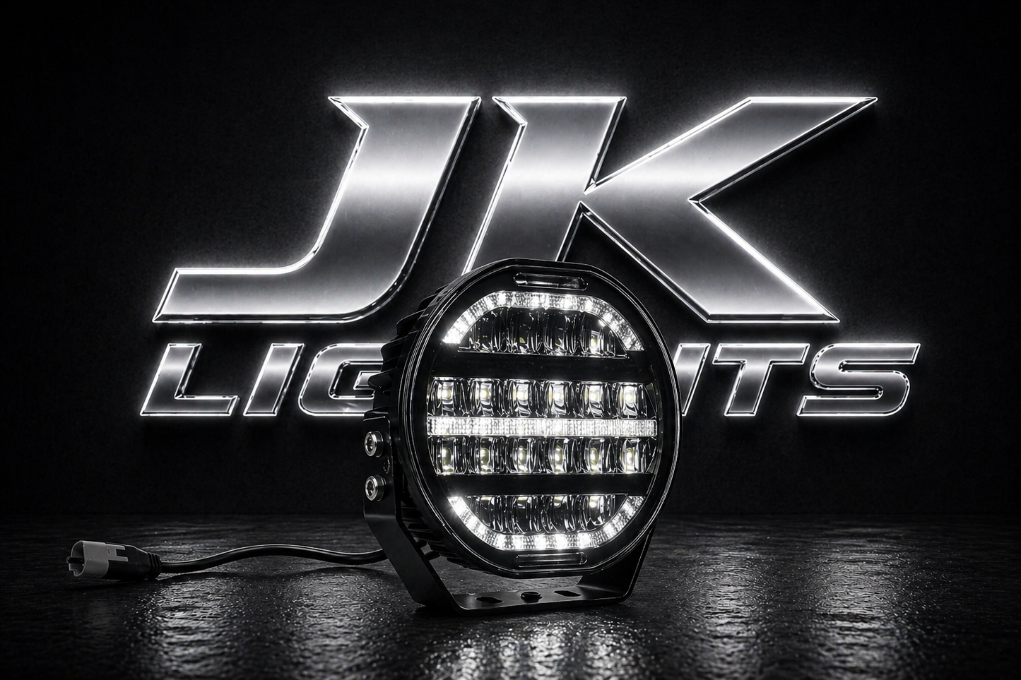 JKLIGHTS Polar 9" LED-lisävalo 100W / 11000LM