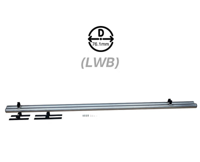 Suorat Kylkiputket 76mm VW T5 / 5.1 / 6 / 6.1 -LWB