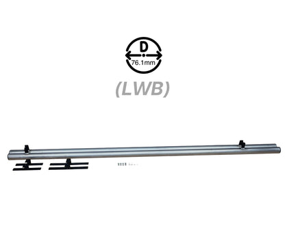 Suorat Kylkiputket 76mm VW T5 / 5.1 / 6 / 6.1 -LWB