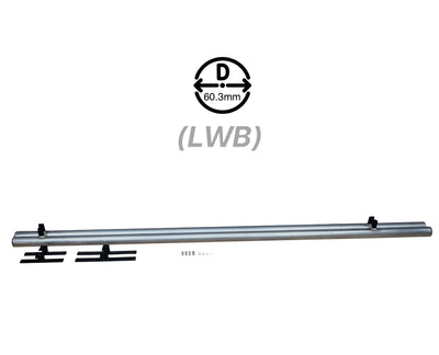 Suorat Kylkiputket 60mm VW T5 / 5.1 / 6 / 6.1 -LWB