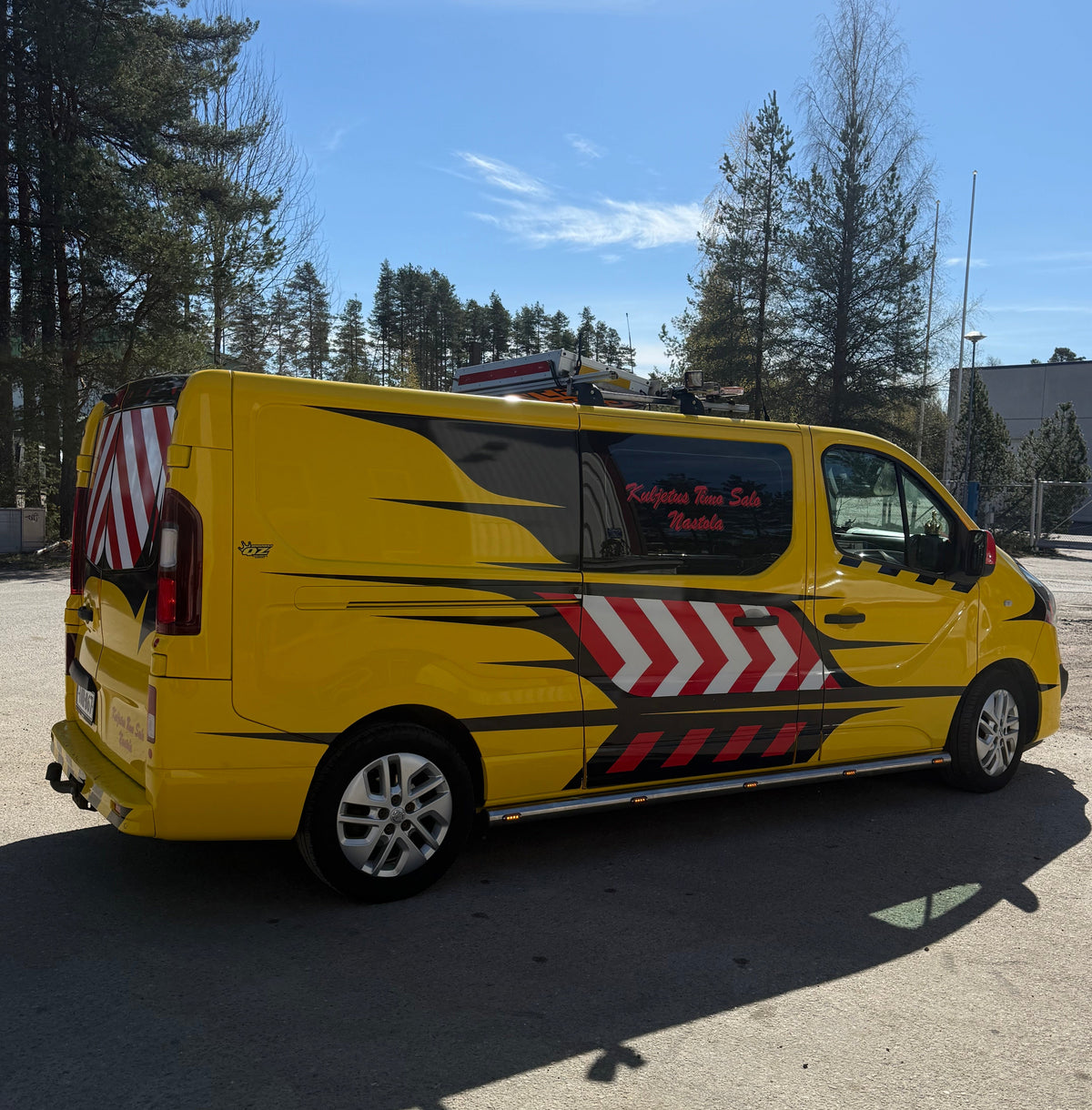 Opel Vivaro 2007-2019 LWB 76mm kylkiputket