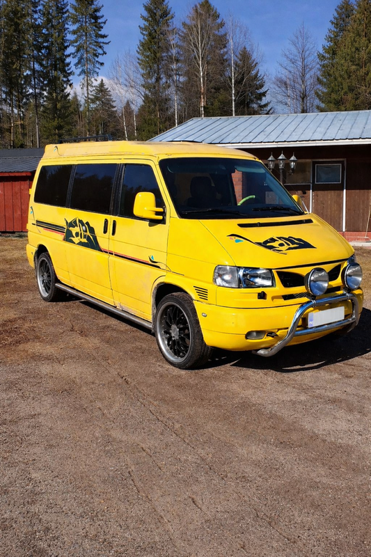 Suorat kylkiputket 76mm VW T4