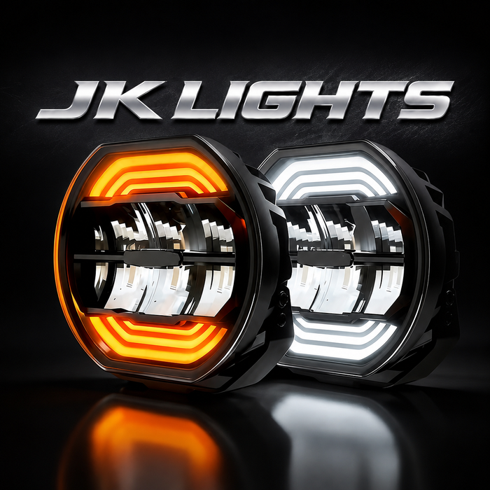 JKLIGHTS Polar 9" LED Auxiliary Light 100W / 11000LM