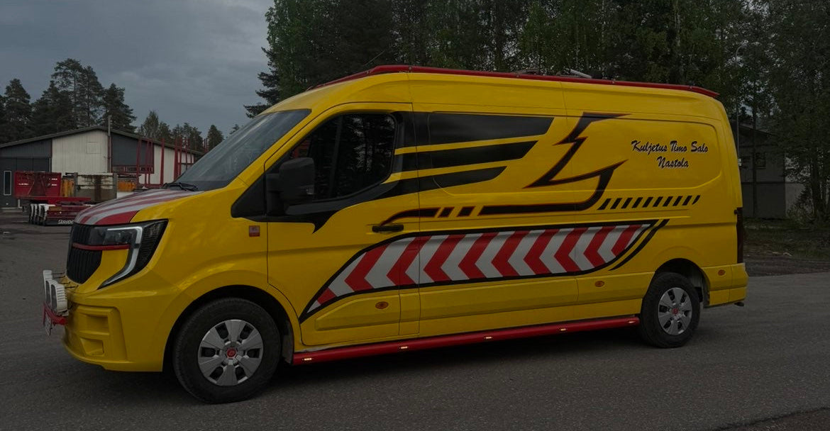 Renault Master / Nissan Interstar (2024-) L3 suorat 76mm kylkiputket