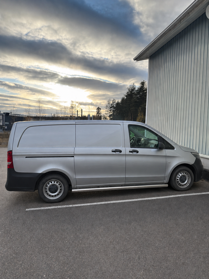 Suorat kylkiputket 76mm MB Vito / V-sarja W447 2014-> (Pitkä akseliväli)